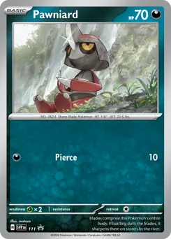 Scarlet & Violet Black Star Promos Pawniard Pokémon card